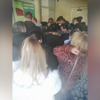 Korona horor u Leskovcu: Bolesni i zdravi u gomili