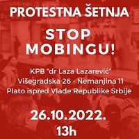 Protestna šetnja – STOP MOBINGU!