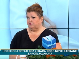 Dr Gorica Đokić: Plaši li medicinare zabrana zapošljavanja u javnom sektoru?